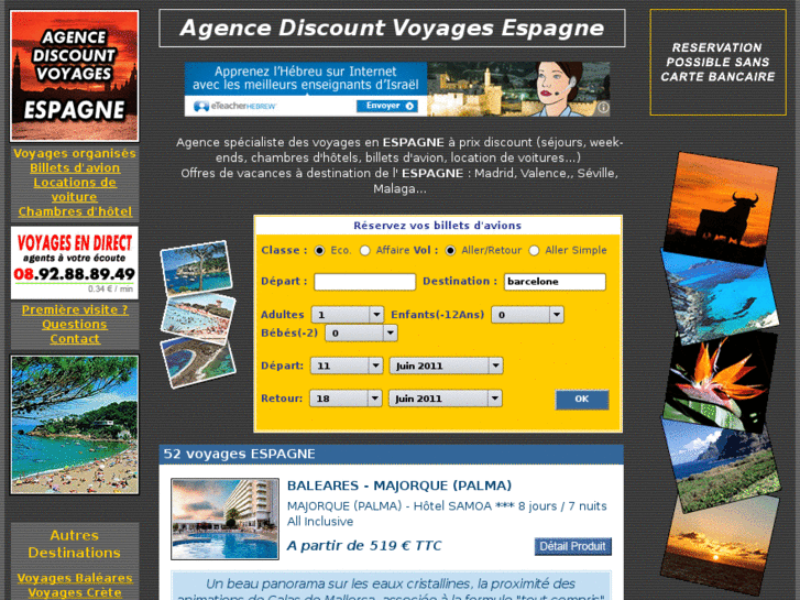 www.agence-discount-voyages-espagne.com