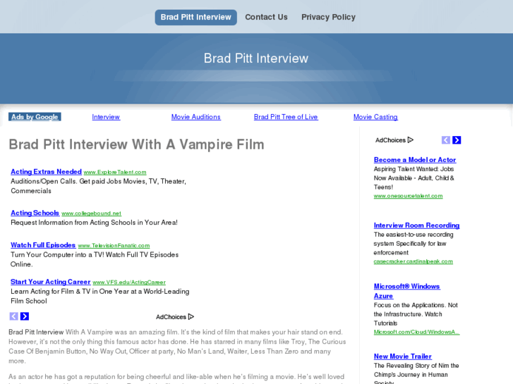 www.bradpittinterview.net