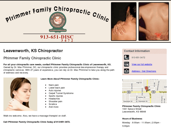 www.chiropractorsleavenworthks.com