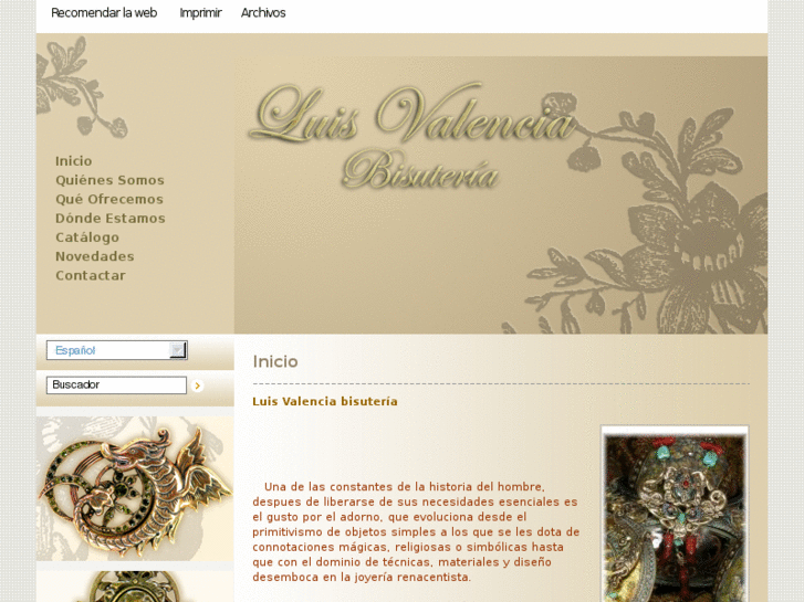 www.luisvalenciabisuteria.com