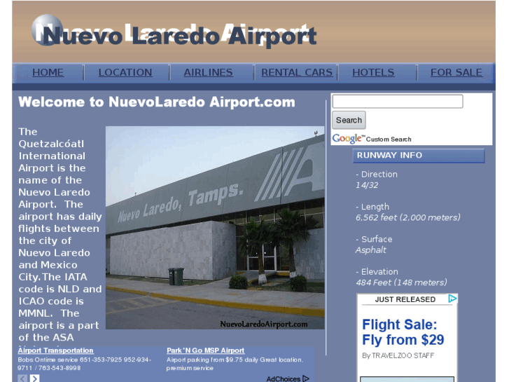 www.nuevolaredoairport.com