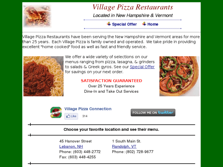 www.villagepizza.net