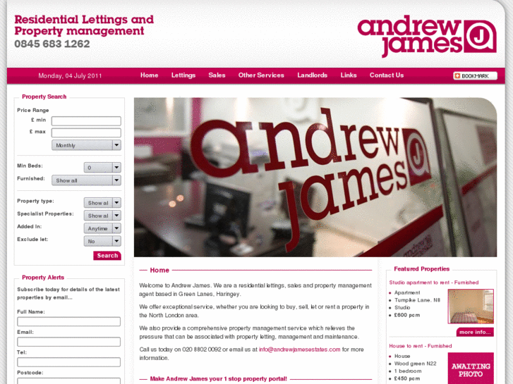 www.andrewjamesestates.com