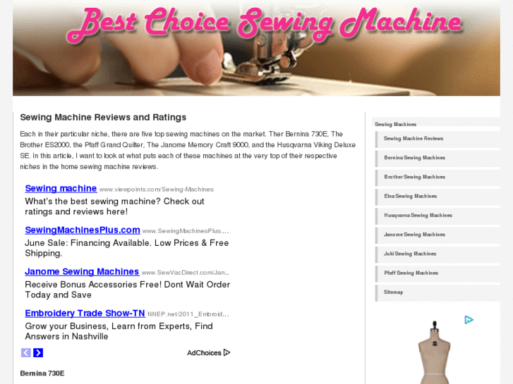 www.bestchoicesewingmachine.com