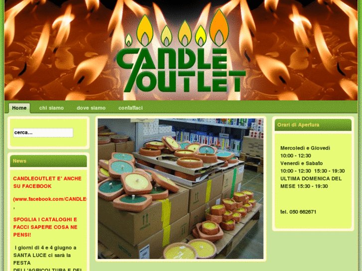 www.candleoutlet.it