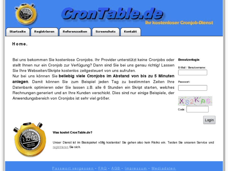 www.crontable.de