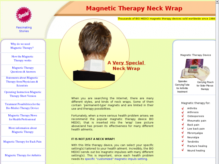 www.magnetictherapyneckwrap.com