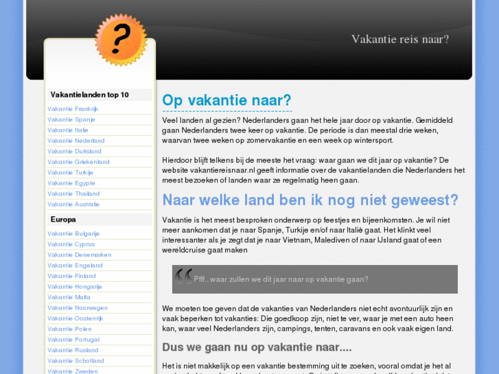 www.vakantiereisnaar.nl