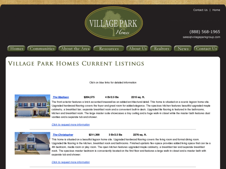 www.villageparkresales.com