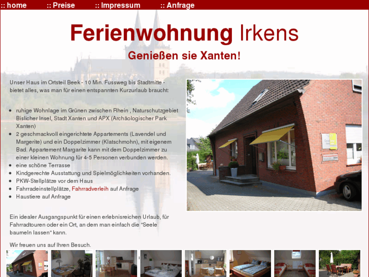 www.xantener-ferienwohnung.com