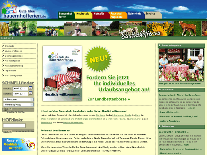 www.bauernhofferien.de