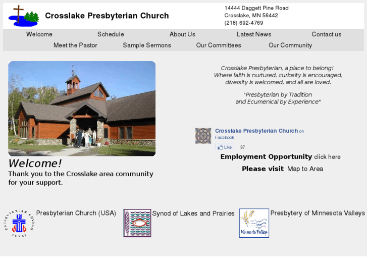 www.crosslakepresbyterian.org