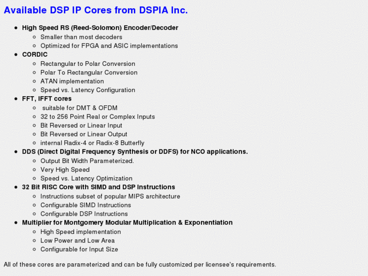 www.dspcores.com