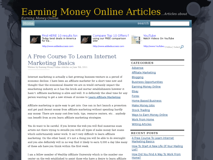 www.earningmoneyonlinearticles.com