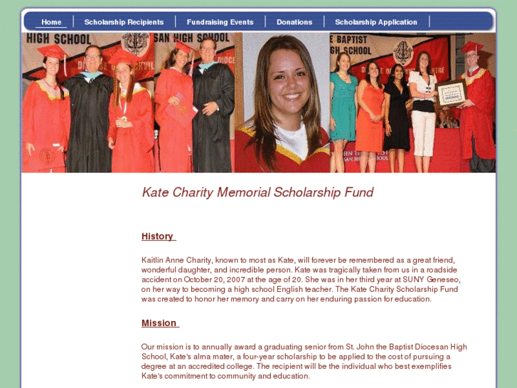 www.katecharityscholarshipfund.com