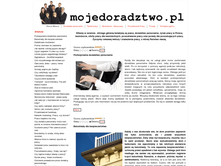 www.mojedoradztwo.pl