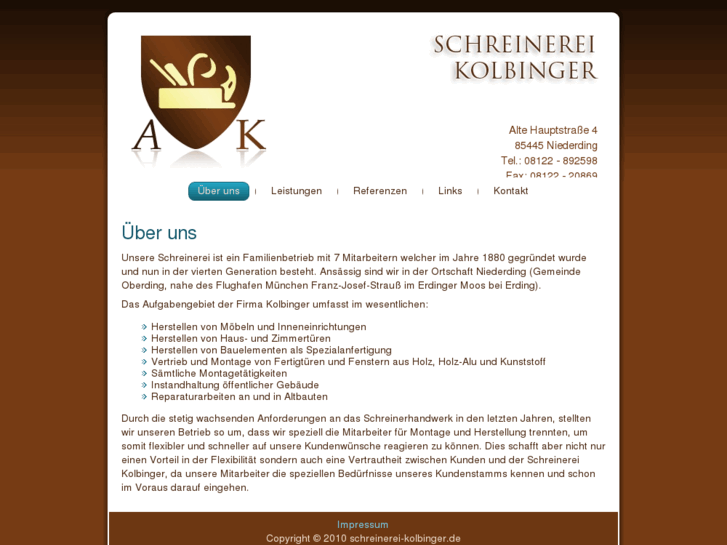 www.schreinerei-kolbinger.de