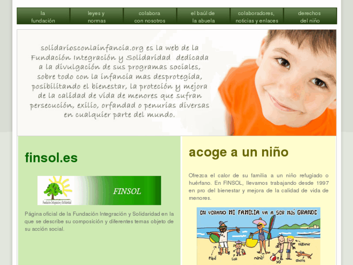 www.solidariosconlainfancia.org