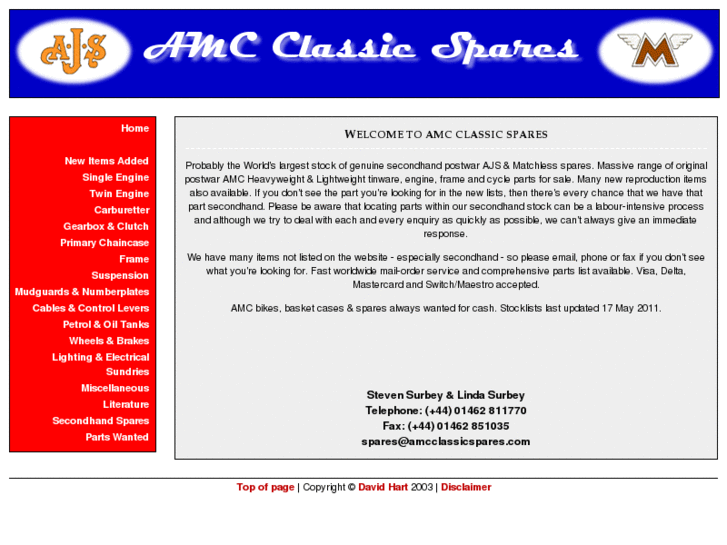 www.amcclassicspares.com