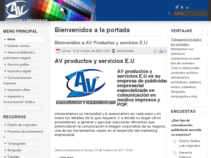 www.avproductosyservicios.com