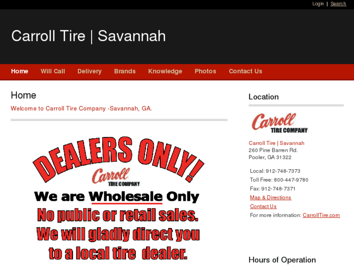 www.carrolltiresavannah.com