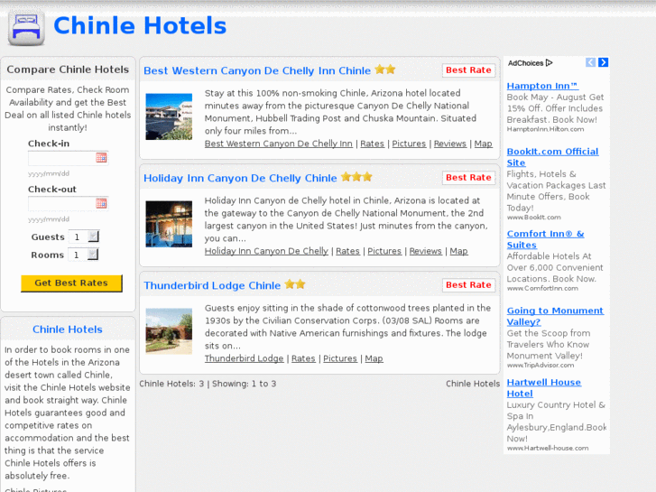 www.chinlehotels.com