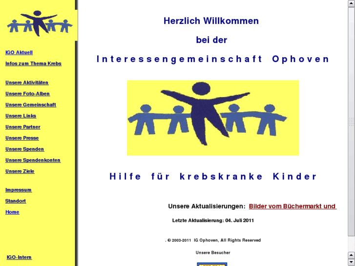 www.kinderkrebshilfe-ophoven.de