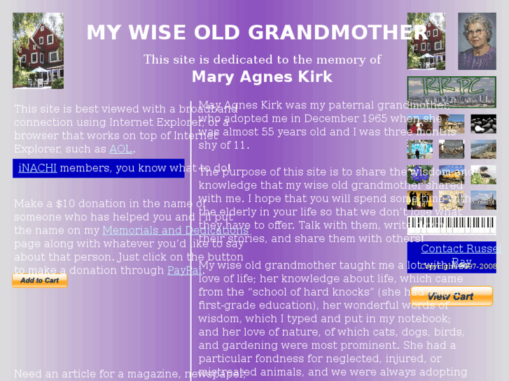 www.mywiseoldgrandmother.com