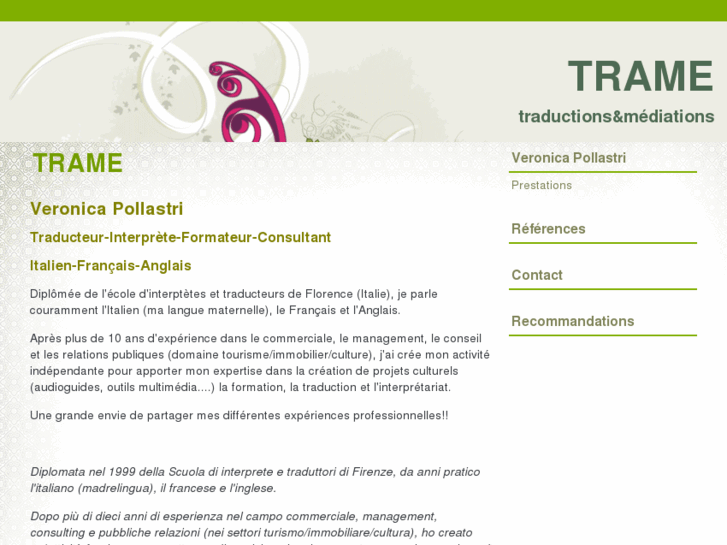 www.trame-traductionsetmediations.com