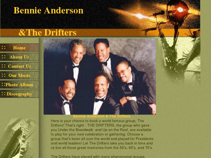 www.bennieandersonandthedrifters.com