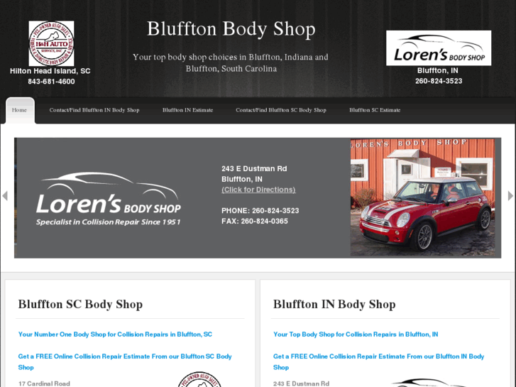 www.bodyshopbluffton.com