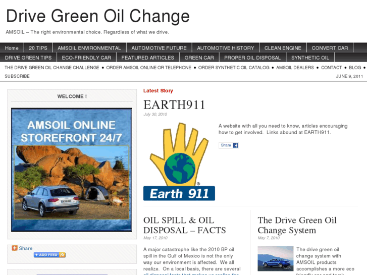 www.drive-green-oil-change.com