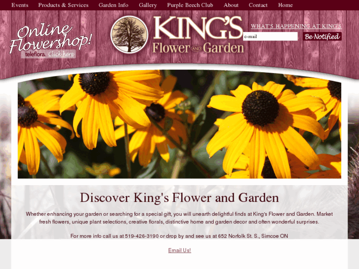 www.kingsflowerandgarden.com