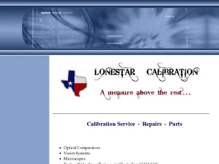 www.lonestarcalibration.com