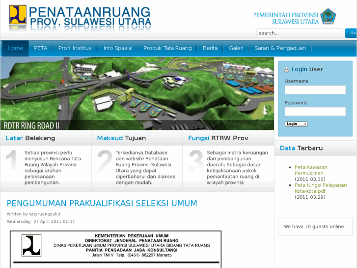 www.penataanruangsulut.net