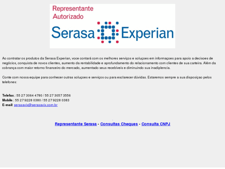 www.serasavix.com.br
