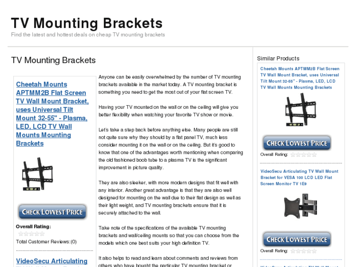 www.tvmountingbrackets.com