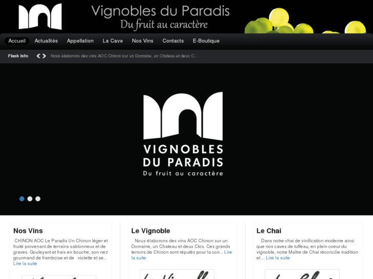 www.vignoblesduparadis.com