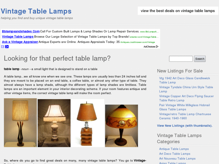 www.vintage-table-lamps.com