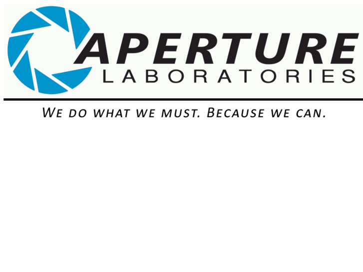 www.aperture-science.net