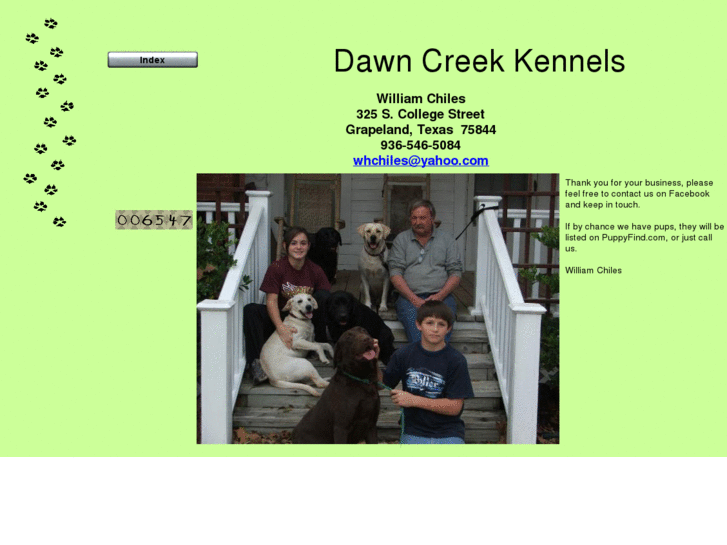 www.dawncreekkennels.com