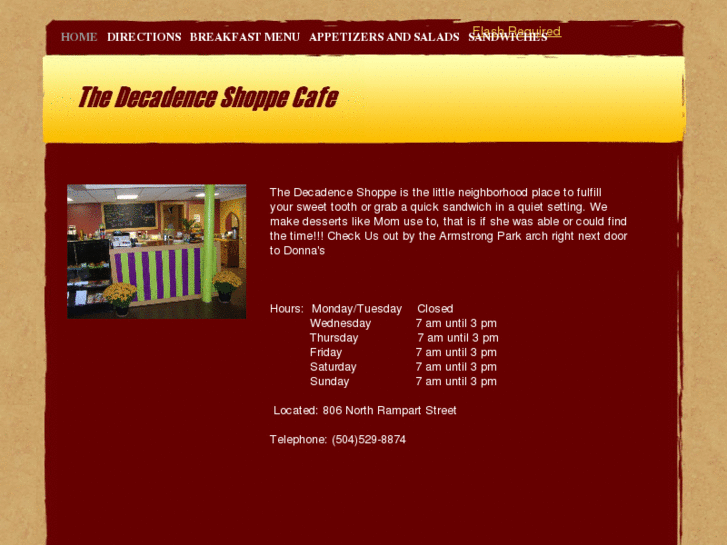 www.decadenceshoppecafe.com