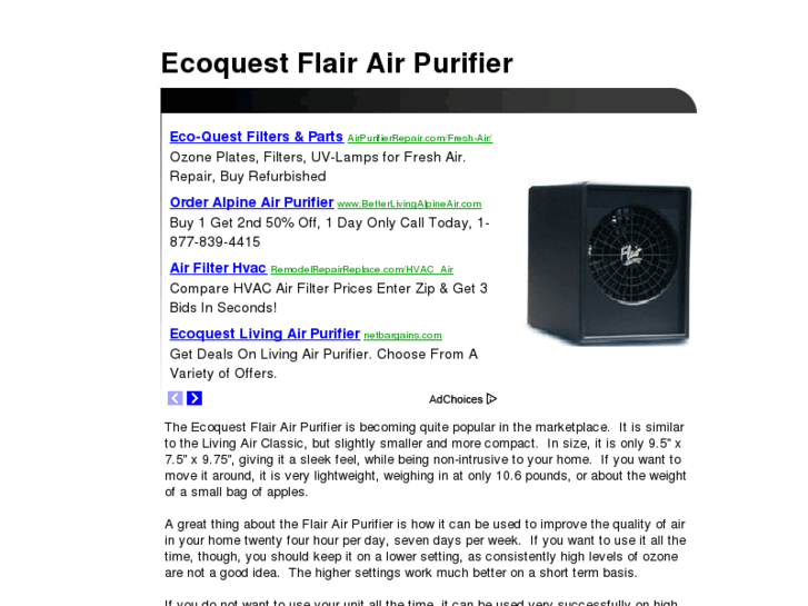 www.flairairpurifier.com