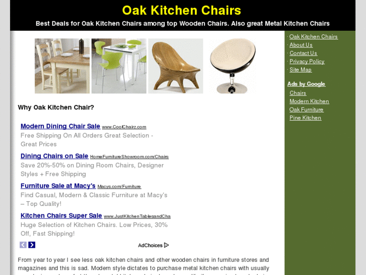 www.kitchenchairsoak.com