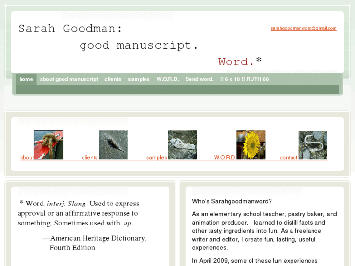 www.sarahgoodmanword.com