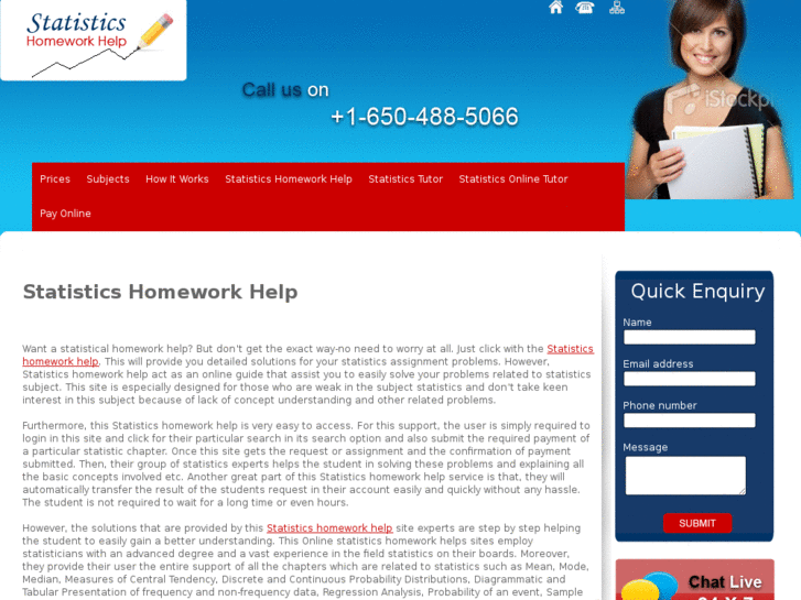 www.statisticshomeworkhelp.org