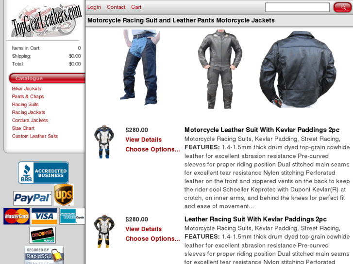 www.topgearleathers.com