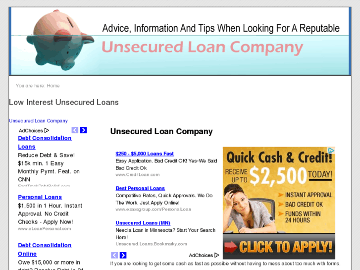 www.unsecuredloancompany.org