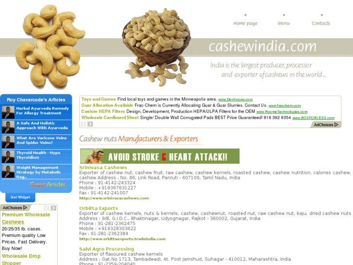 www.cashewindia.com