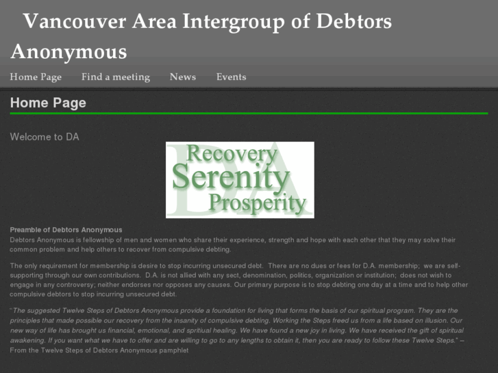 www.debtorsanonymousvancouver.com